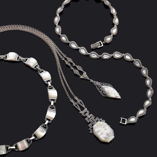 Silver Marcasite Necklaces