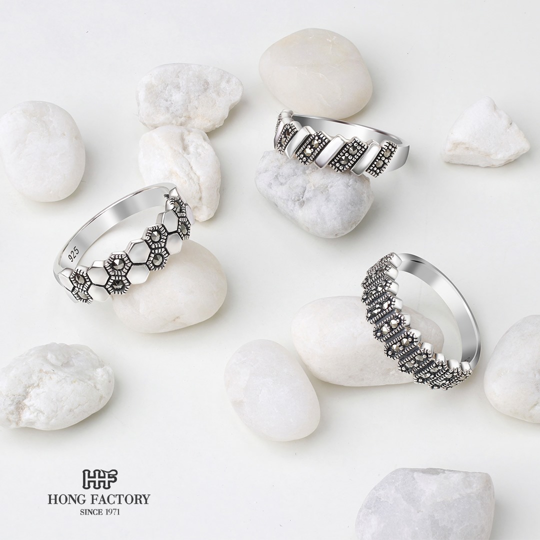 Silver Marcasite Rings