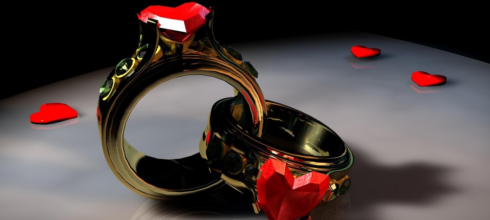 Heart-Shaped Promise Rings