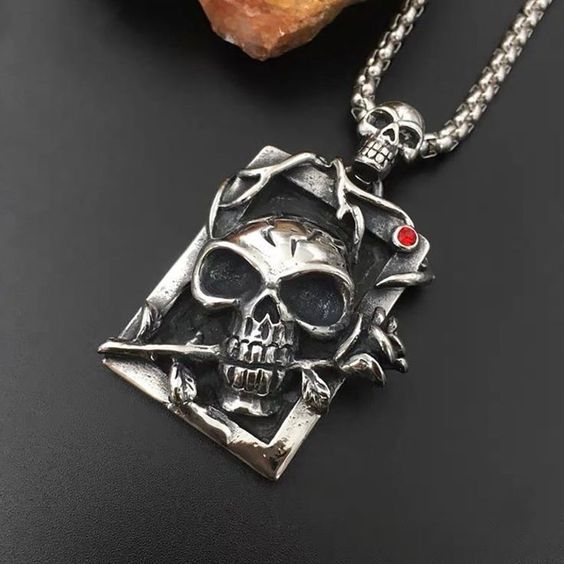 Boldness with Skull Pendants